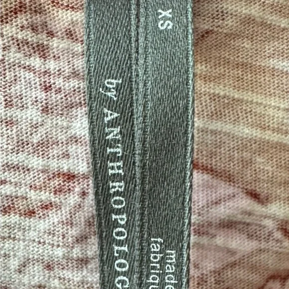 Anthropologie Blush and Cream Knit Top - Picture 3 of 4